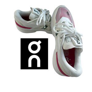 ON Women's Athletic Shoes - White and Pink